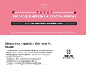 🎉 De nieuwste Indian Blue Jeans stijlen nu online!