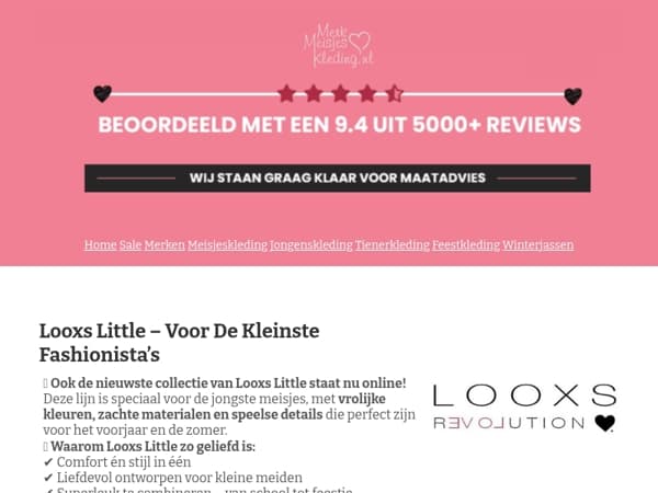 🛍️ Looxs fans opgelet – de nieuwe collecties zijn live!