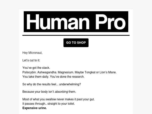Your €200 stack? You’re peeing most of it out.