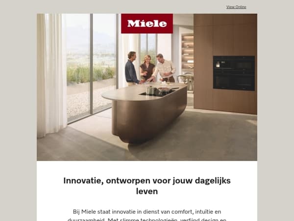 Innovaties van Miele, ontworpen voor het dagelijks leven