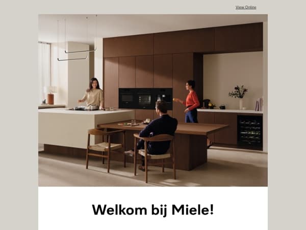 Welkom bij Miele!