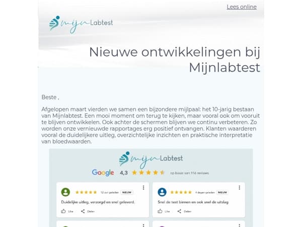 Vernieuwde rapportages, nieuwe testen & meer
