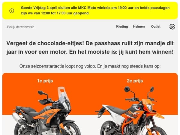 Dit jaar brengt de paashaas meer dan chocolade