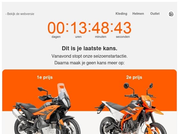 Vanavond stopt het.