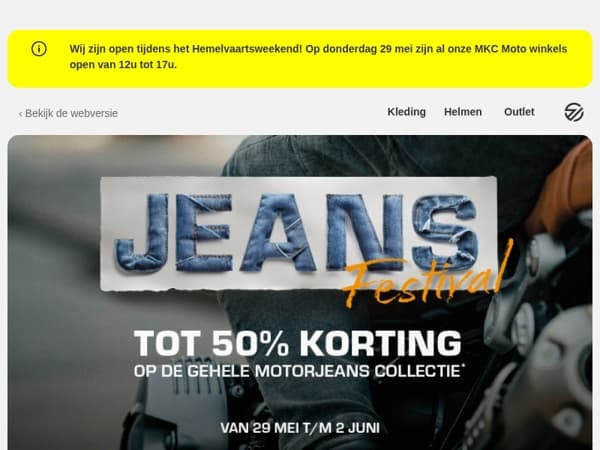 Het Jeans Festival komt eraan – kortingen tot 50%!