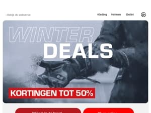Warm blijven in de winter?