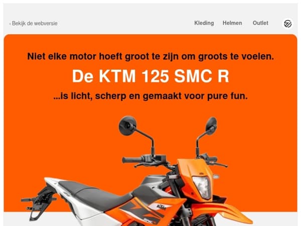 Maak kennis met de KTM 125 SMC R