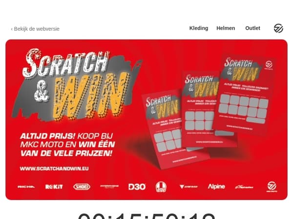 ⏳ Laatste dag! Kras & Win eindigt vanavond