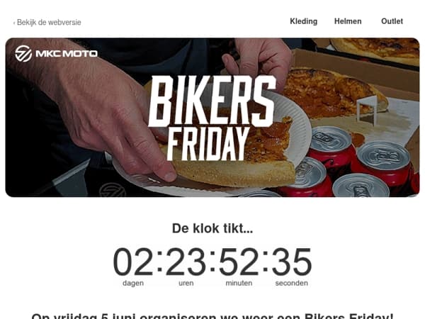 Bikers Friday komt eraan!