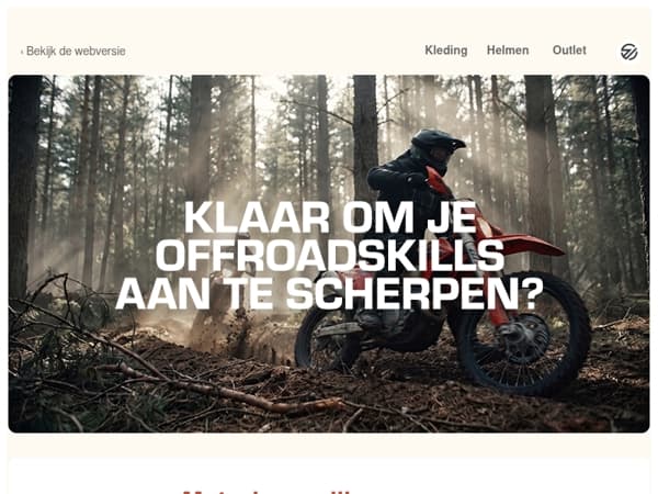Win een offroadtraining voor jou en je riding buddy