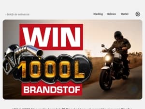 Gratis tanken bij MKC Moto!