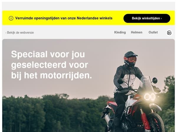 Speciaal voor jou geselecteerd voor bij het motorrijden.