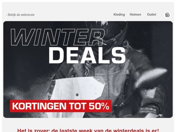 Winterdeals nog tot eind januari!