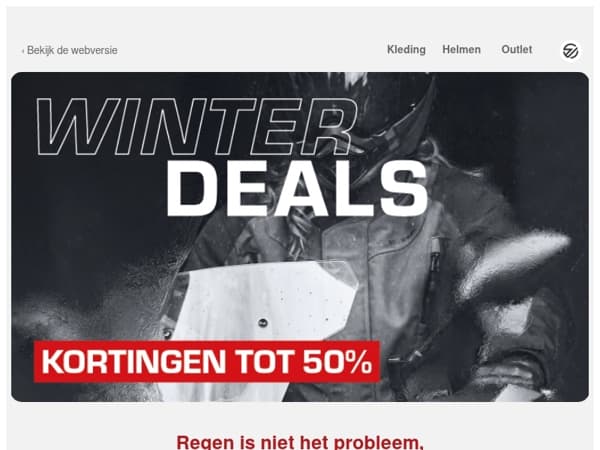 Hoe blijf jij droog in de winter?