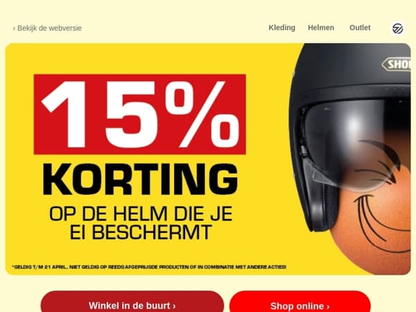 Vrolijk Pasen! Geniet van 15% korting!