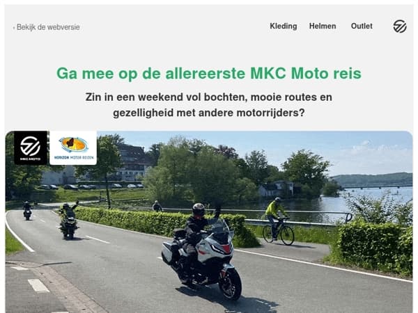 Ga mee op de allereerste MKC Moto reis