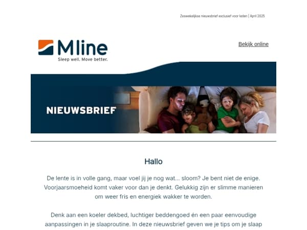 MEMBERCLUB | De perfecte slaaptips voor het voorjaar ✨