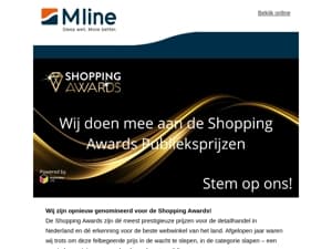 Stem vandaag op M line en help ons aan de overwinning!