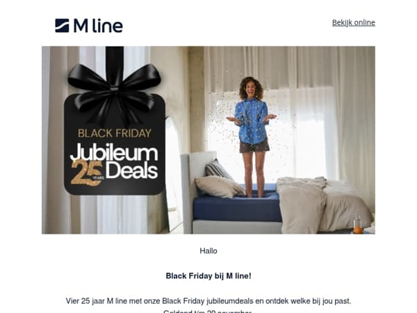 MEMBERCLUB | Hallo  het is Black Friday bij M line!