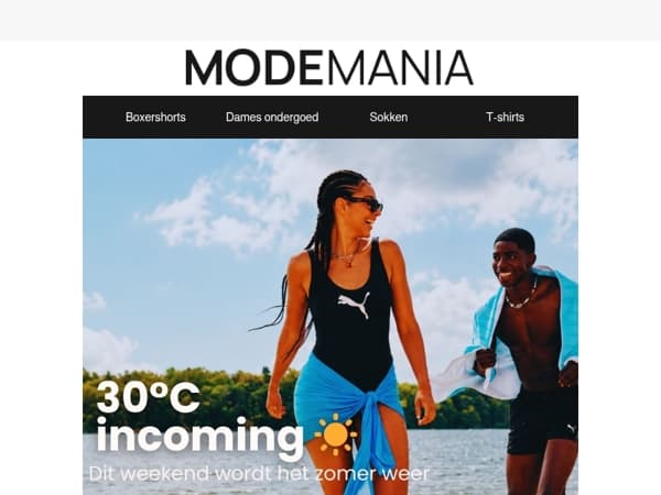 ☀️ 30°C op komst… ben jij er klaar voor?