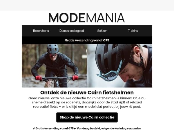 Ontdek de nieuwe Cairn fietshelmen – voor elke rit de perfecte match🚴‍♂️