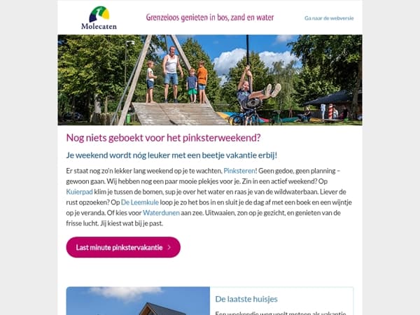 Zien we je met Pinksteren? • Welkom bij Molecaten