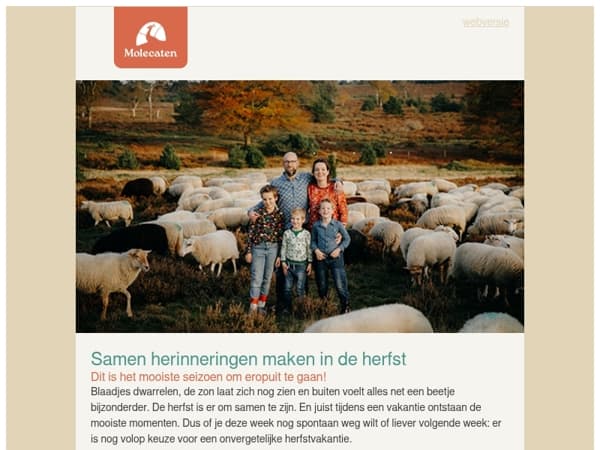 Boek je herfst last minute • Welkom bij Molecaten