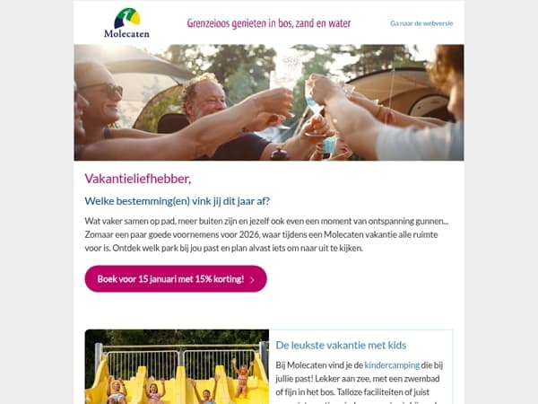 Gelukkig nieuwjaar! • Wij wensen je de mooiste vakanties!