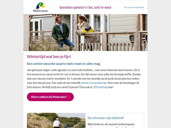 Maak vakantieplannen! • Welkom bij Molecaten