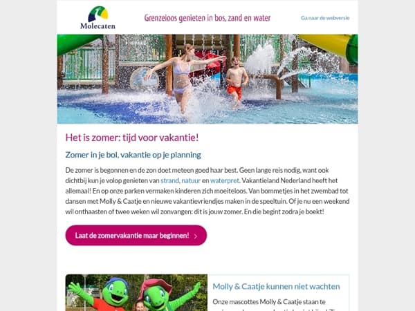 De zomer is begonnen! • Welkom bij Molecaten