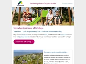 Nog 11 dagen 15% korting • Ook op last minutes!