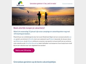 Laatste kans • 15% korting t/m morgen!