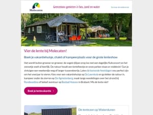 Waar geniet jij deze lente? • Welkom bij Molecaten