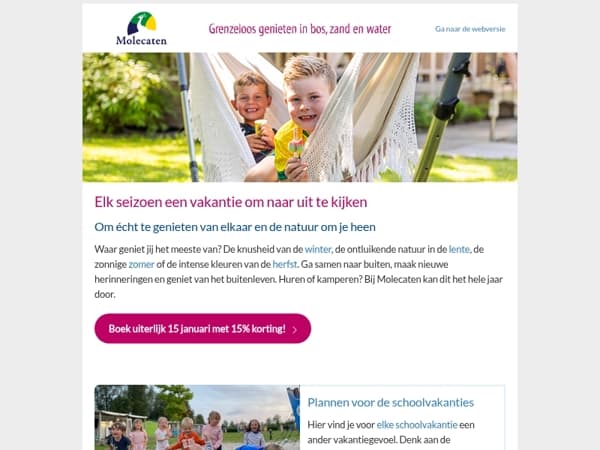 In welk seizoen ga jij het liefst op vakantie?
