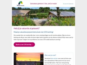 Nog maar 3 dagen 15% korting!