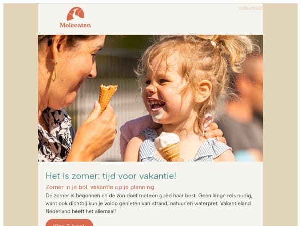 De zomer gaat beginnen! • Welkom bij Molecaten