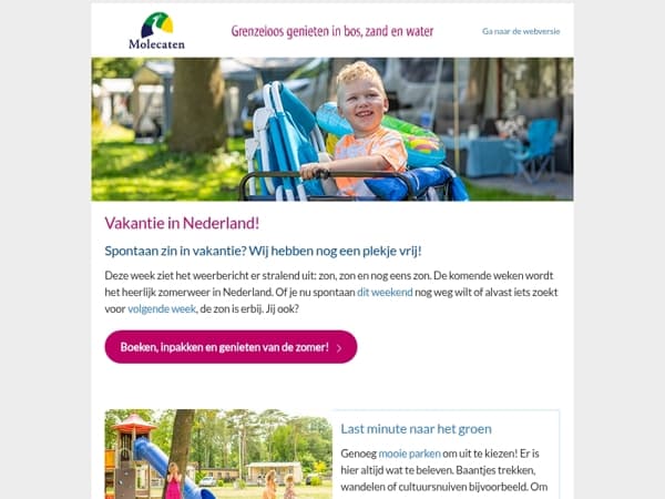 Geniet van de zomer • Welkom bij Molecaten