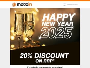 ✨ 20% off RRP for New Year!