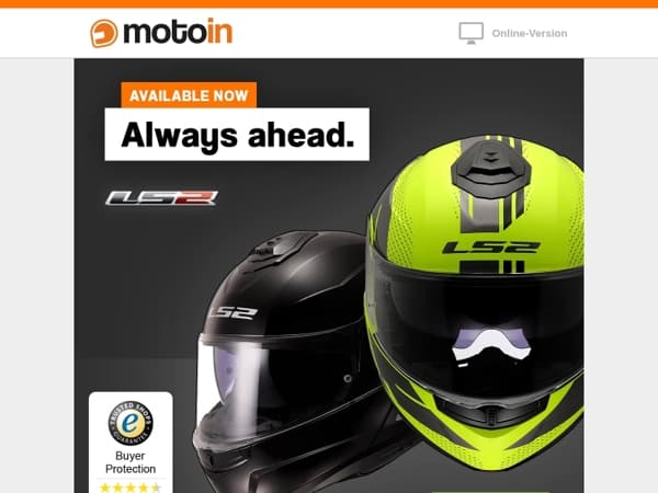 😍 LS2 helmets: Available now!