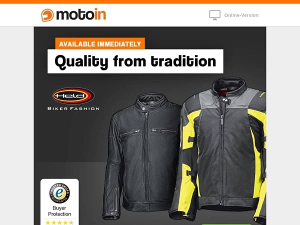 🏍️ Save now: HELD products on offer!