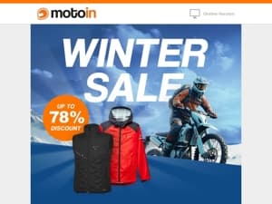 🚨 Up to 78% off in the motoin winter sale!
