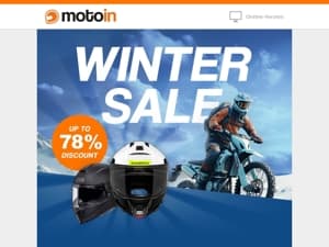 🏍️ Save up to 78% in the motoin winter sale!