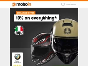 10% discount on AGV products