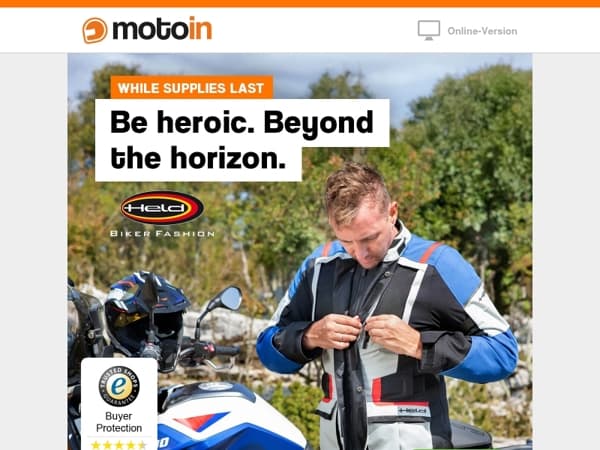 Be heroic with Held! 🏍️