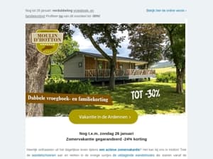 Het aftellen is gestart: Nog slechts 11 dagen Dubbele vroegboekkorting: Gegarandeerd -24% voor 'n zomervakantie☀