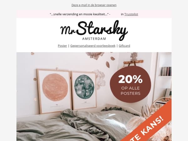 ⏰ Laatste kans! 20% Smart Shopping SALE eindigt vanavond.