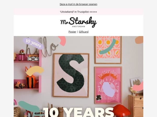 🎉 We bestaan 10 jaar - vier mee met 20% korting!