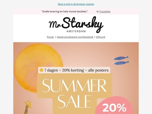 ☀️ Het is zover: onze SUMMER SALE is begonnen!
