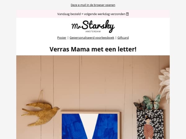 🎨 De M van Mama… of de initialen van haar kids