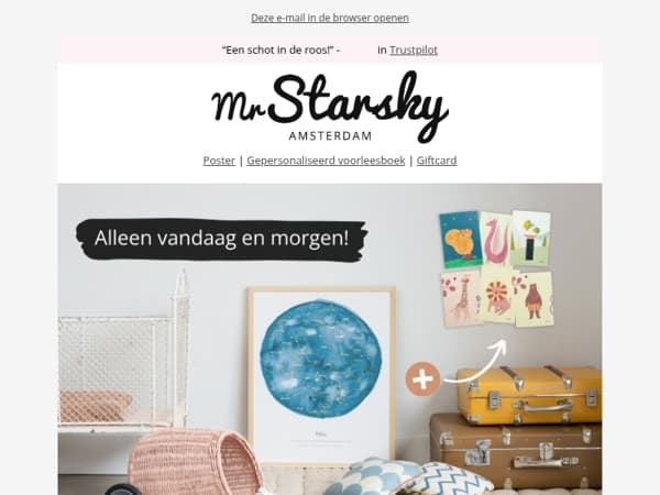 Black Friday EXTRA: 25% korting + gratis ansichtkaarten 🎁